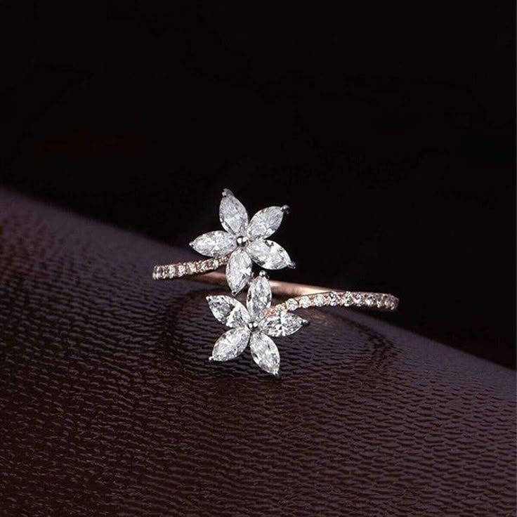 14K Flower ring for woman
