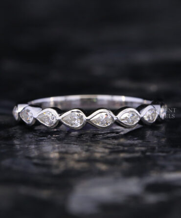 Hexagon Teal Gemstone Ring