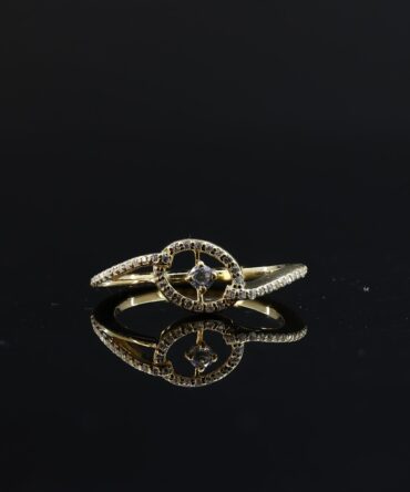 Women 14k rounded ring