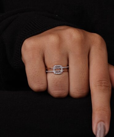 14k Solid Gold Diamond Ring