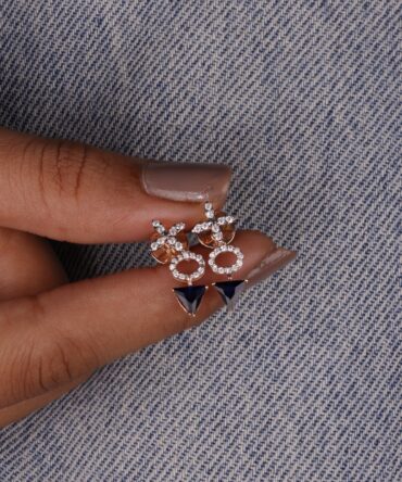 Women 14k Moissanite Diamond Earings