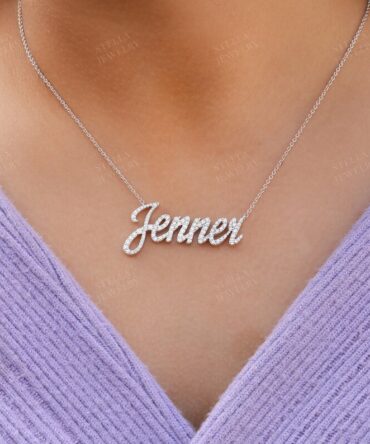 Moissanite Personalized Name Necklace